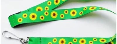 sunflower lanyard