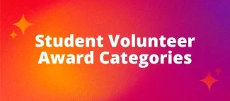 Student Volunteer Categories