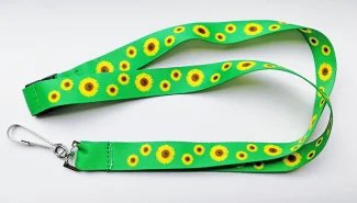 Picture of sunflower lanyard 