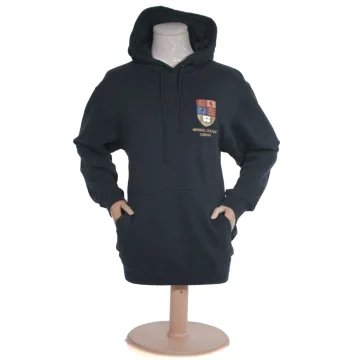 Crest Hoodie in Navy